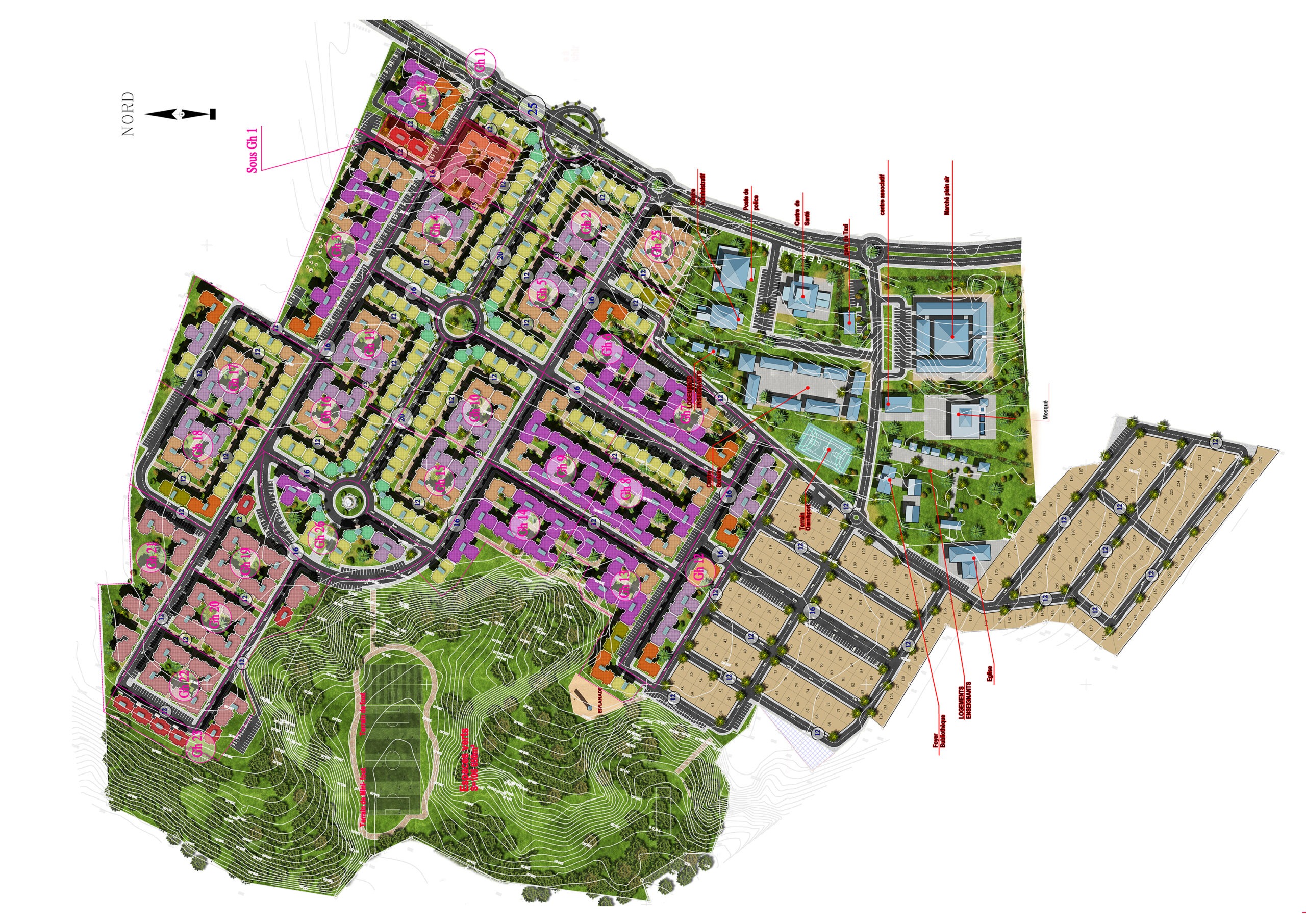 Projet architectural moderne