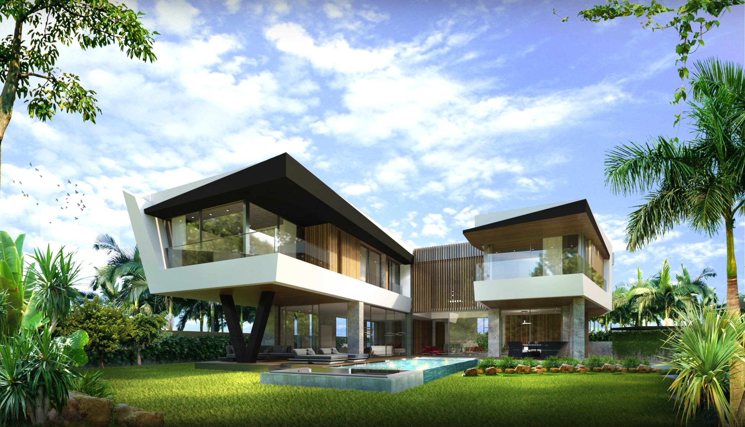 Projet architectural moderne